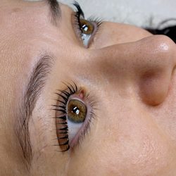Lash and brow work sample 5