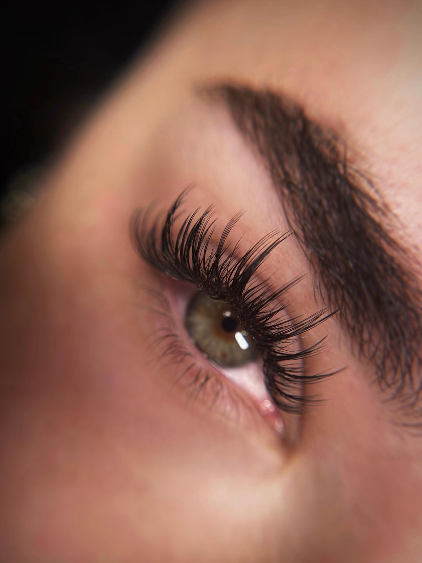 Lash and brow work sample 2