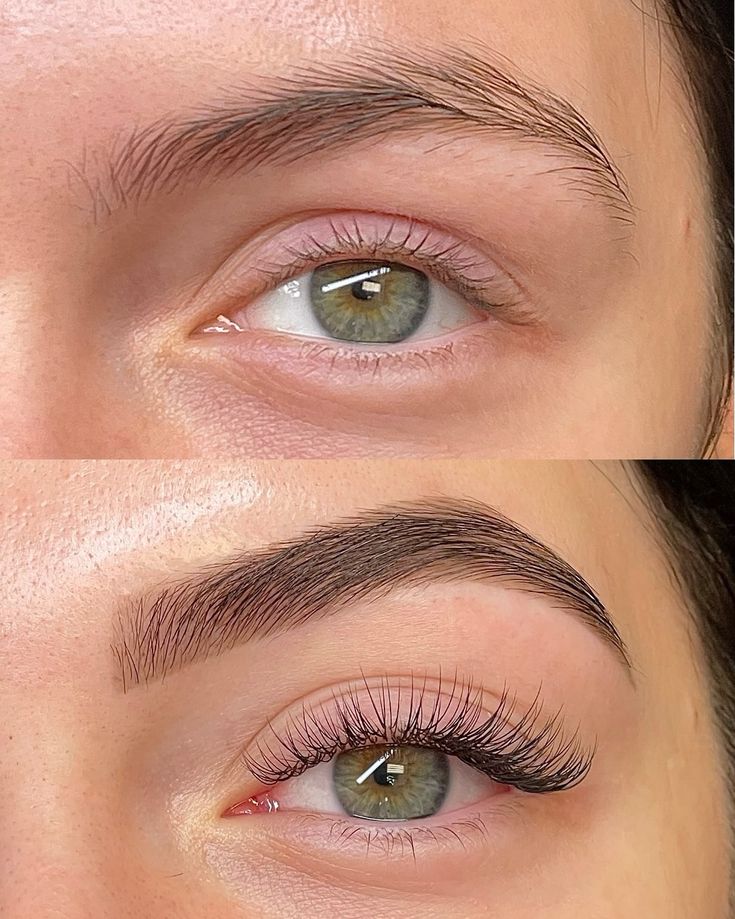 Before and after lash treatment 2