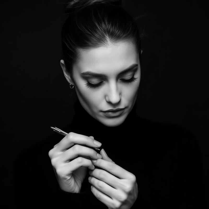 Mila working with a client